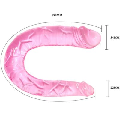 BAILE - DOUBLE DONG DILDO DOBLE ROSA - Imagen 6