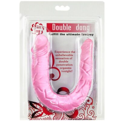 BAILE - DOUBLE DONG DILDO DOBLE ROSA - Imagen 3