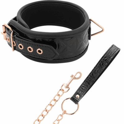 164873 BEGME BLACK EDITION COLLAR CUERO VEGANO