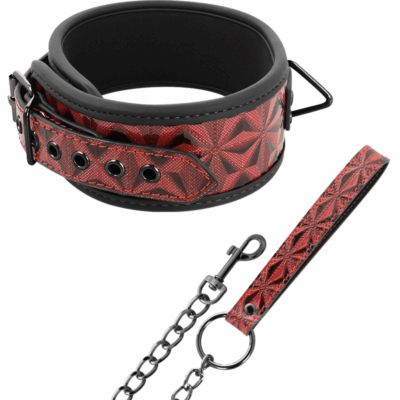 164879 BEGME RED EDITION COLLAR CUERO VEGANO