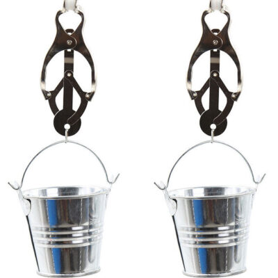 165472 OHMAMA FETISH NIPPLE CLAMPS WITH BUCKETS