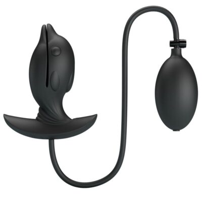 185306 PRETTY LOVE PLUG ANAL DELFIN CON BOMBA DE AGUA ADAPTADORA